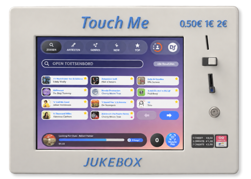 Muur model jukebox